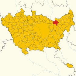 Map of Cernusco sul Naviglio (Metropolitan City of Milan, region Lombardy, Italy 2024)